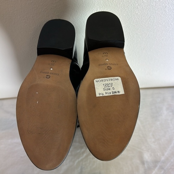 Corso Como Black Leather Tall Boots Size 5M - Picture 5 of 6